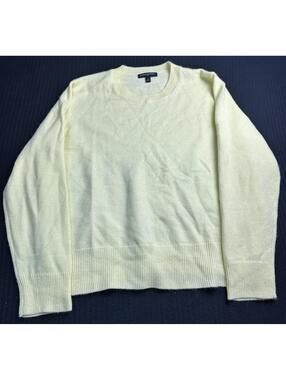 🍋 Banana Republic Green Crewneck Knit Sweater XL Women's Lightweight 12-15 🍋